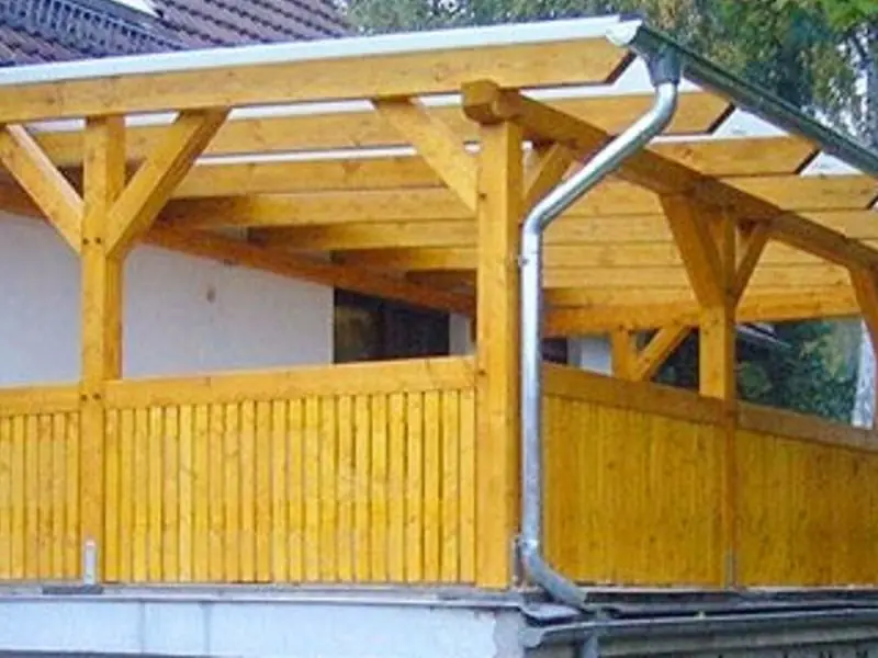 Zadaszenie z drewna